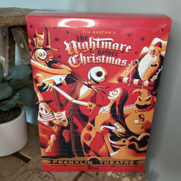 Tim Burtons The Nightmare Before Christmas Advent Franklin Theater Halloween New - Picture 1 of 3